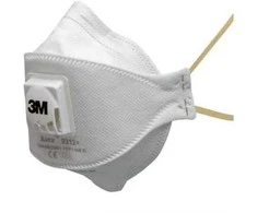 3M Vienkartinis respiratorius su vožtuvu, sulankstomas