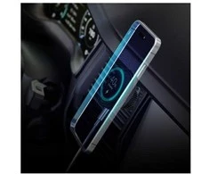 3MK Car MagCharger laikiklis su belaidžiu įkrovikliu 15W juodos spalvos
