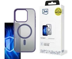 3MK Frosty Mag Apple iPhone 16 Pro dėklas telefonui violetinės spalvos