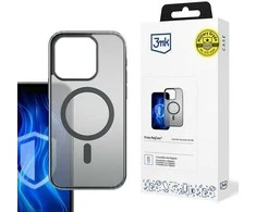 Dėklas 3mk Frosty MagCase Apple iPhone 16 Pro Max juodas