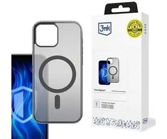 3MK Frosty MagApple iPhone 15 Plusdėklas telefonui juodos spalvos/dėklas telefonui juodos spalvos