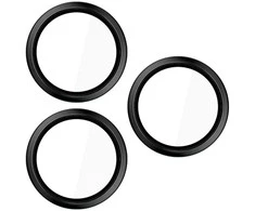 3Mk apsauga 3mk HARDY objektyvo apsaugos Pro objektyvo stiklas iPhone 17 Pro / 17 Pro Max - juodas