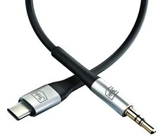 3MK kabelis AUX USB-C - Jack 3,5 mm 1m