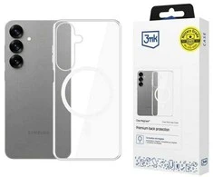 3MK MagCase Samsung Galaxy S25 Plus skaidrus dėklas telefonui suderinamas su MagSafe