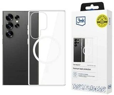 3MK MagCase Samsung Galaxy S25 Ultra skaidrus dėklas telefonui suderinamas su MagSafe