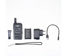 4 nešiojamų radijo stotelių rinkinys PNI PMR R10 PRO, 446MHz, 0.5W, 16 programuojamų kanalų, 16 PMR ir 50 CTCSS bei 104 DCS tonų, monitorius, paieška