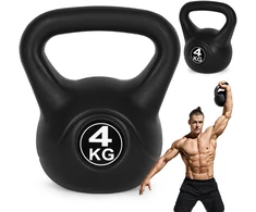 Kettlebell 4kg, treniruoklis, hantelis, svarmuo, ModernHome
