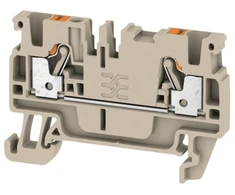 A2C 2.5 gnybtas Push-IN, 2CO, 2.5 mm², 800 V, 24 A, smėlio spalvos, Weidmuller