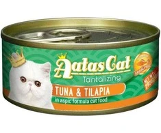 Brit Aatas Cat Tantalizing Tuna&amp;Tilapia konservai katėms skard. 80g