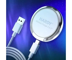 3mk Hardy belaidis įkroviklis 2in1 15W balta