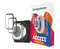 Accezz 2x ekrano apsauginė plėvelė su aplikatoriumi, skirta Watch Series 7-9 – 41 mm