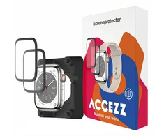 Accezz 2x ekrano apsauginė plėvelė su aplikatoriumi, skirta Watch Series 7-9 – 45 mm