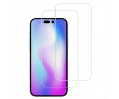 Accezz apsauginis stiklas ekranui, 2 vnt. pakuotė, grūdintas stiklas, skirtas iPhone 14 Pro