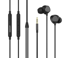 Accezz ausinės į ausis – Laidinės ausinės – AUX / 3,5 mm jungtis – Juodos