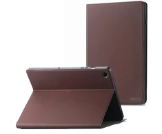 Accezz Classic atverčiamas dėklas, skirtas Samsung Galaxy Tab A9 Plus – rudas