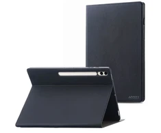 Accezz Classic atverčiamas dėklas, skirtas Samsung Galaxy Tab S10 Plus / Tab S9 FE Plus / Tab S9 Plus – juodas