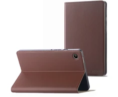Accezz Classic atverčiamas dėklas, skirtas Samsung Galaxy Tab A11 Plus – rudas