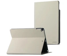 Accezz Classic atverčiamas dėklas, skirtas iPad 9 (2021) 10.2 col. / iPad 8 (2020) 10.2 col. / iPad 7 (2019) 10.2 col. – pilkšvai smėlinės spalvos