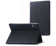 Accezz Classic atverčiamas dėklas, skirtas Samsung Galaxy Tab S11 Ultra – Juodas