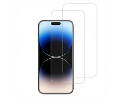 Accezz ekrano apsauga, 2 vnt. grūdinto stiklo rinkinys, skirtas iPhone 15 / 15 Pro / 16