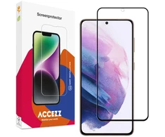 Accezz Full Cover ekrano apsauga iš grūdinto stiklo, skirta Samsung Galaxy S22 Plus / S23 Plus