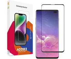 Accezz Full Cover ekrano apsauga iš grūdinto stiklo, skirta Samsung Galaxy S10 Plus