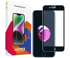 Accezz Full Cover ekrano apsauga iš grūdinto stiklo, skirta iPhone SE (2022 / 2020)
