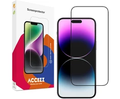 Accezz Full Cover grūdinto stiklo ekrano apsauga, skirta iPhone 15 Pro Max