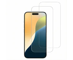Accezz grūdinto stiklo ekrano apsauga, 2 vnt. pakuotė, skirta iPhone 18 Pro / 17 Pro / 17 / 16 Pro