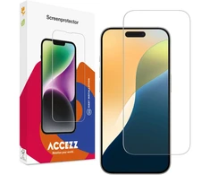 Accezz grūdinto stiklo ekrano apsauga, skirta iPhone 18 Pro / 17 / 17 Pro / 16 Pro