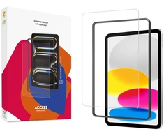 Accezz grūdinto stiklo ekrano apsauga su aplikatoriumi, skirta iPad 11 (2025) 11 colių A16 / iPad 10 (2022) 10.9 colių