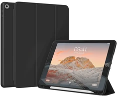 Accezz išmanusis silikoninis atverčiamas dėklas, skirtas iPad 9 (2021) 10.2 colio / iPad 8 (2020) 10.2 colio / iPad 7 (2019) 10.2 colio – Juodas