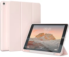 Accezz išmanusis silikoninis atverčiamas dėklas, skirtas iPad 9 (2021) 10.2 colio / iPad 8 (2020) 10.2 colio / iPad 7 (2019) 10.2 colio – Rožinis
