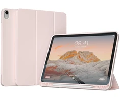 Accezz išmanusis silikoninis atverčiamas dėklas, skirtas iPad Air 11 colių (2026) M4 / (2025) M3 / (2024) M2 / Air 5 (2022) / Air 4 (2020) – rožinis