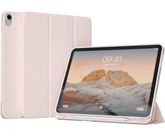 Accezz išmanusis silikoninis atverčiamas dėklas, skirtas iPad 11 (2025) 11 colių A16 / iPad 10 (2022) 10.9 colių – Rožinis