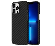 Accezz MagSafe Kevlar® dėklas, skirtas iPhone 13 Pro Max – Juodas
