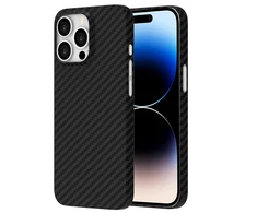 Accezz MagSafe Kevlar® dėklas, skirtas iPhone 14 Pro Max – Juodas