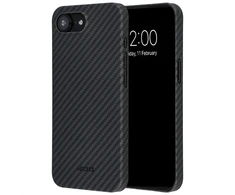 Accezz MagSafe Kevlar® dėklas, skirtas iPhone 17e / 16e – juodas