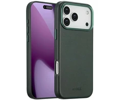 Accezz MagSafe odinis nugarėlės dėklas, skirtas iPhone 17 Pro Max – Kedro žalia