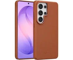 Accezz MagSafe odinis nugarėlės dėklas, skirtas Samsung Galaxy S26 Ultra – Sienna Brown