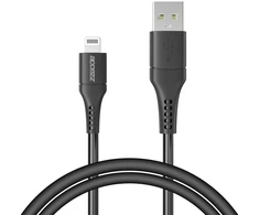Accezz MFI sertifikuotas Lightning į USB laidas – 1 m – Juodas