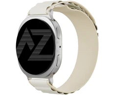 Accezz nailoninė Alpine apyrankė, skirta Samsung Galaxy Watch 9 (40/44mm) / Watch 8 (40/44mm) / Classic (46mm) – Polarstern