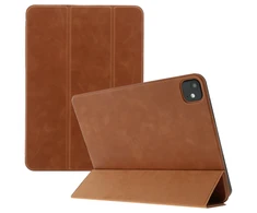Accezz odinis „trifold“ atverčiamas dėklas, skirtas iPad Pro 13 (2025) M5 / (2024) M4 – konjako spalvos