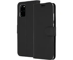 Accezz piniginės tipo TPU atverčiamas dėklas, skirtas Samsung Galaxy S20 Plus – juodas