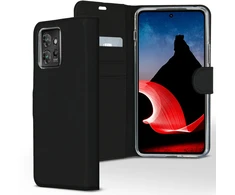 Accezz piniginės tipo TPU atverčiamas dėklas, skirtas Motorola ThinkPhone – juodas