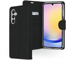 Accezz piniginės tipo TPU atverčiamas dėklas, skirtas Samsung Galaxy A25 (5G) – juodas