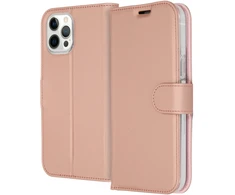 Accezz piniginės tipo TPU atverčiamas dėklas, skirtas iPhone 12 Pro Max – rožinio aukso spalvos