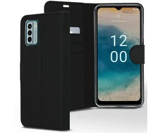 Accezz piniginės tipo TPU atverčiamas dėklas, skirtas Nokia G22 – juodas