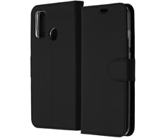 Accezz piniginės tipo TPU atverčiamas dėklas, skirtas Huawei P Smart (2020) – juodas