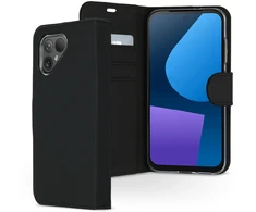 Accezz piniginės tipo TPU atverčiamas dėklas, skirtas Fairphone 5 – Juodas